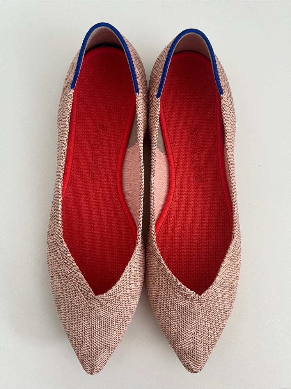 Rothy’s Rose Metallic Points
